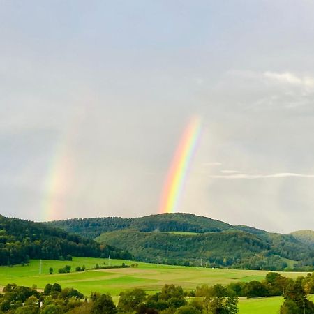 Atemberaubender Ausblick Mit Premium-Wanderwegen Vor Der Haustuer Albstadt Exterior foto